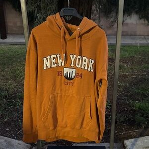 Rusty Orange New York City Hoodie